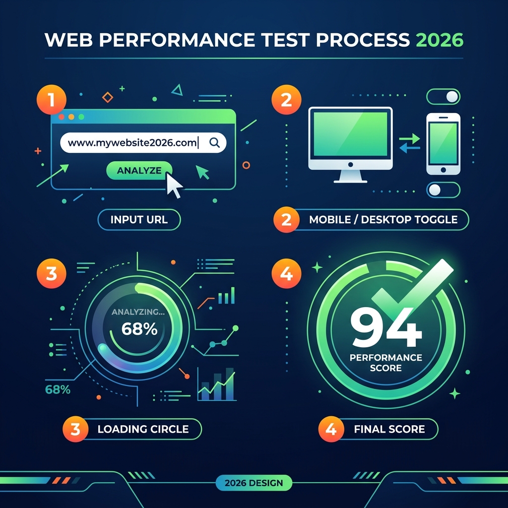 How to use the PlugoSPEED website speed test tool step by step